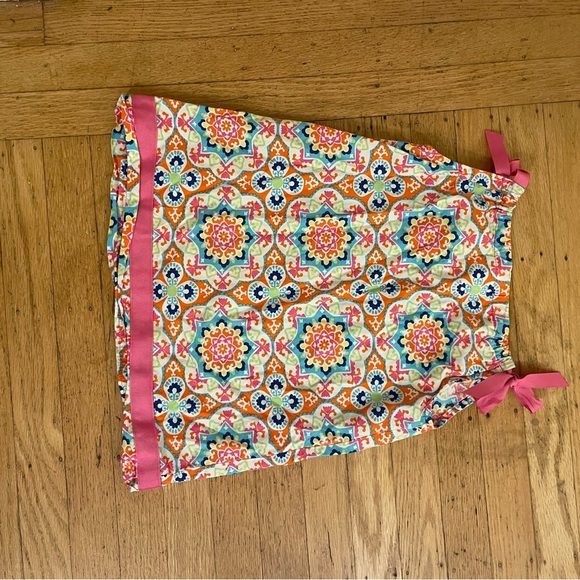 Hanna Andersson Colorful Patterned Dress and Black Checkered Dress Set - Picture 5 of 7